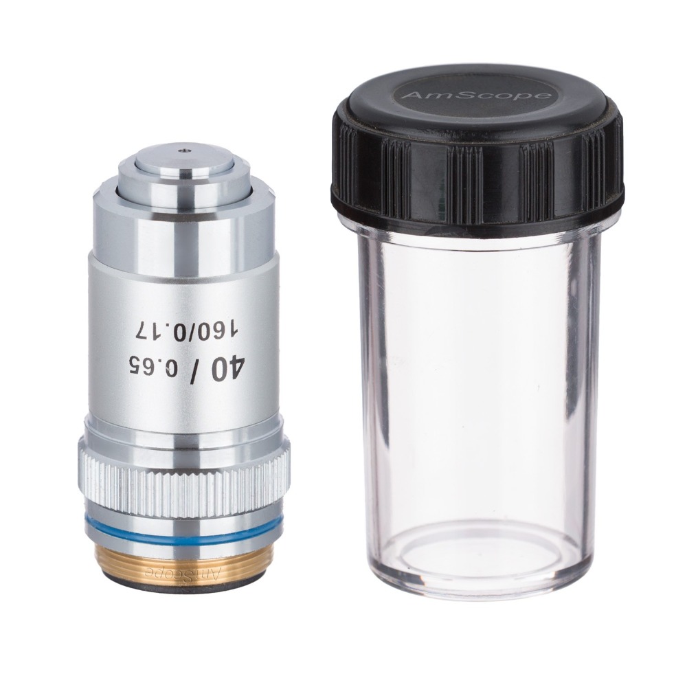 Microscope Compound 40X - Objectif de microscope achromatique AmScope 40X