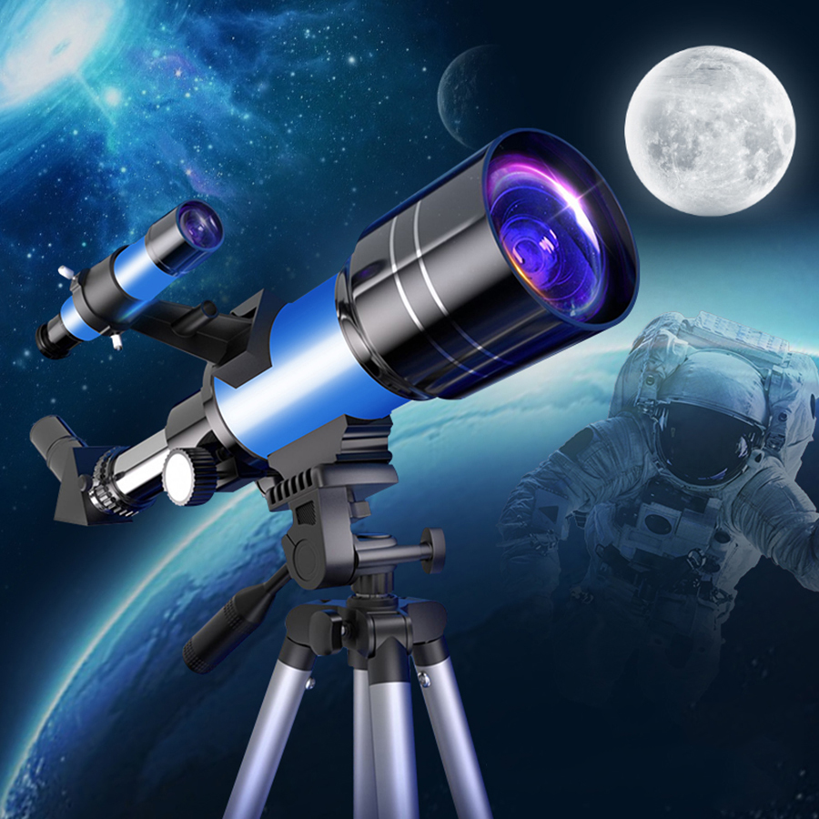 National Geographic Telescope 70Mm - Télescope astronomique professionnel HD Star Moon,