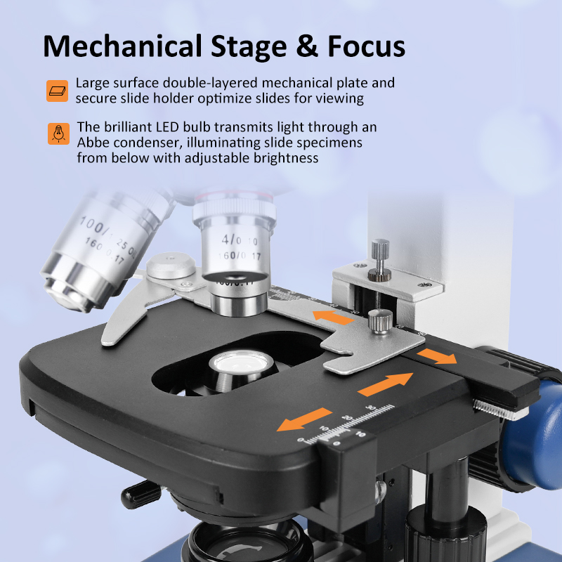 Microscope biologique professi - Microscope Compound 40X avis et prix